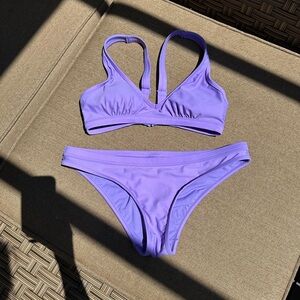 Sweaty Betty Purple Bikini Top + Bottom Size S